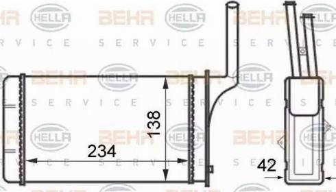 HELLA 8FH 351 024-461 - Lämmityslaitteen kenno inparts.fi