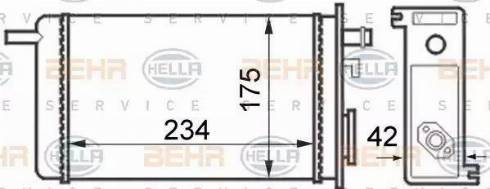 HELLA 8FH 351 024-341 - Lämmityslaitteen kenno inparts.fi