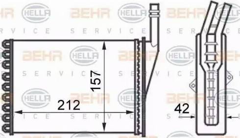 HELLA 8FH 351 024-361 - Lämmityslaitteen kenno inparts.fi