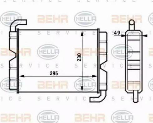 HELLA 8FH 351 024-381 - Lämmityslaitteen kenno inparts.fi