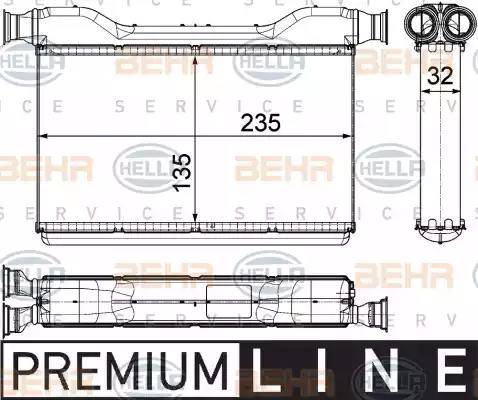 HELLA 8FH 351 315-491 - Lämmityslaitteen kenno inparts.fi