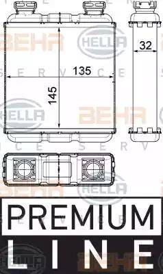 HELLA 8FH 351 315-481 - Lämmityslaitteen kenno inparts.fi