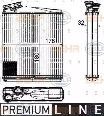 HELLA 8FH 351 315-541 - Lämmityslaitteen kenno inparts.fi