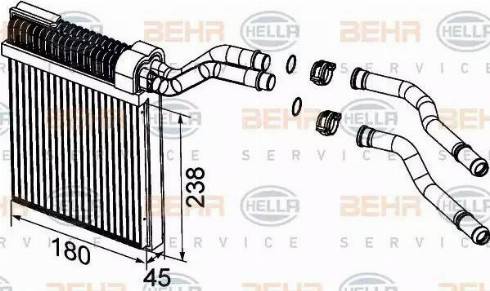 HELLA 8FH 351 315-621 - Lämmityslaitteen kenno inparts.fi