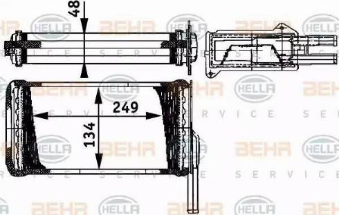 HELLA 8FH 351 311-581 - Lämmityslaitteen kenno inparts.fi