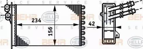 HELLA 8FH 351 311-021 - Lämmityslaitteen kenno inparts.fi