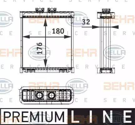 HELLA 8FH 351 311-121 - Lämmityslaitteen kenno inparts.fi