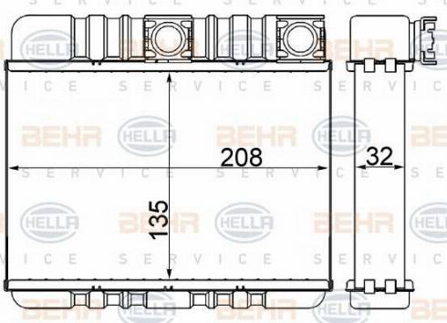 HELLA 8FH 351 311-334 - Lämmityslaitteen kenno inparts.fi