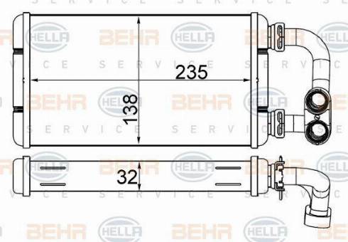 HELLA 8FH 351 311-294 - Lämmityslaitteen kenno inparts.fi