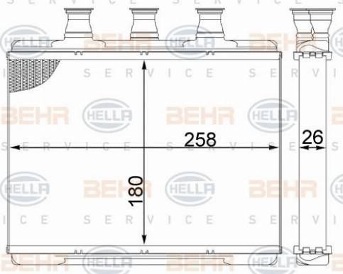 HELLA 8FH 351 311-214 - Lämmityslaitteen kenno inparts.fi