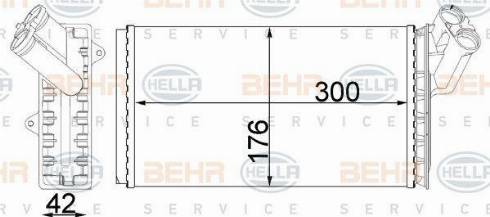 HELLA 8FH 351 311-734 - Lämmityslaitteen kenno inparts.fi