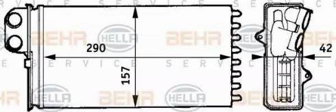 HELLA 8FH 351 313-431 - Lämmityslaitteen kenno inparts.fi