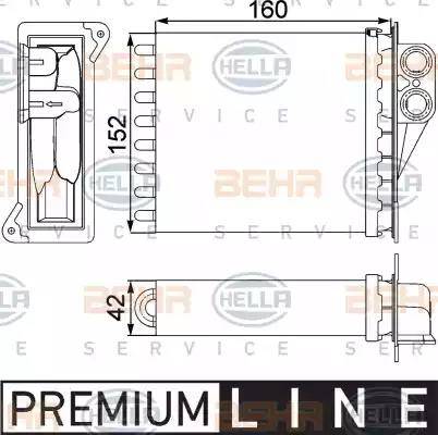 HELLA 8FH 351 313-591 - Lämmityslaitteen kenno inparts.fi