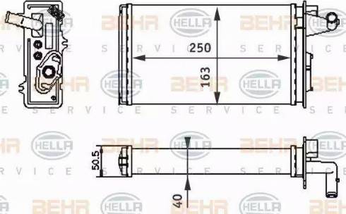 HELLA 8FH 351 313-041 - Lämmityslaitteen kenno inparts.fi