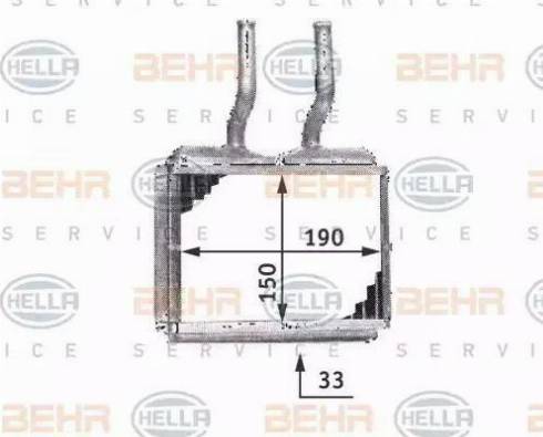 HELLA 8FH 351 313-021 - Lämmityslaitteen kenno inparts.fi