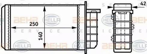 HELLA 8FH 351 313-191 - Lämmityslaitteen kenno inparts.fi