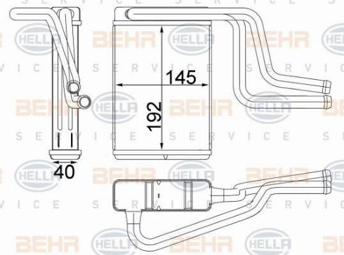 HELLA 8FH 351 313-164 - Lämmityslaitteen kenno inparts.fi