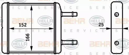 HELLA 8FH 351 313-181 - Lämmityslaitteen kenno inparts.fi