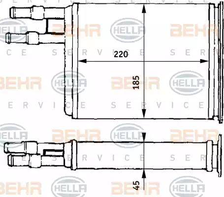 HELLA 8FH 351 313-171 - Lämmityslaitteen kenno inparts.fi