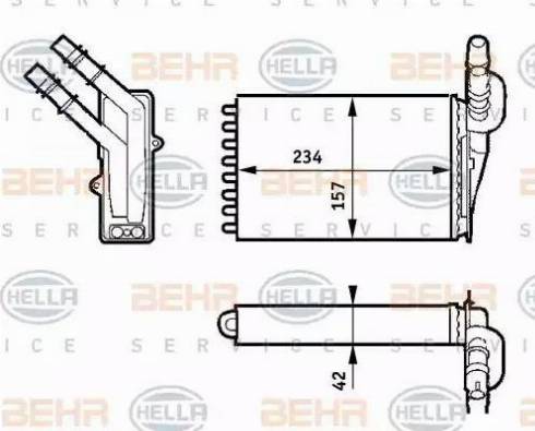 HELLA 8FH 351 313-391 - Lämmityslaitteen kenno inparts.fi