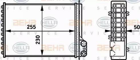 HELLA 8FH 351 313-301 - Lämmityslaitteen kenno inparts.fi