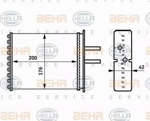 HELLA 8FH351313-381 - Lämmityslaitteen kenno inparts.fi