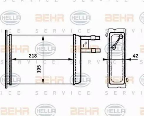 HELLA 8FH 351 313-371 - Lämmityslaitteen kenno inparts.fi