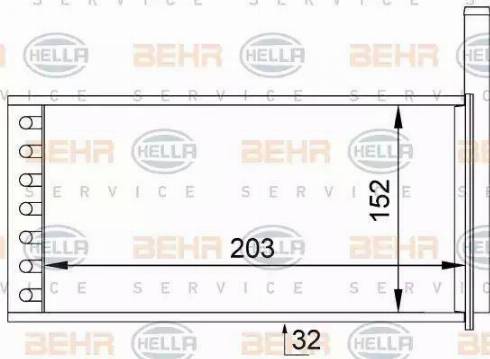 HELLA 8FH 351 313-231 - Lämmityslaitteen kenno inparts.fi