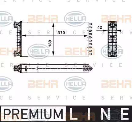 HELLA 8FH 351 312-551 - Lämmityslaitteen kenno inparts.fi