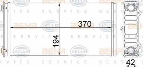 HELLA 8FH 351 312-184 - Lämmityslaitteen kenno inparts.fi