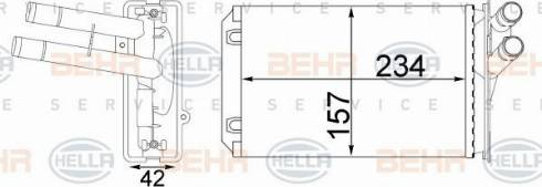 HELLA 8FH 351 331-244 - Lämmityslaitteen kenno inparts.fi