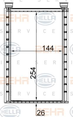 HELLA 8FH 351 331-734 - Lämmityslaitteen kenno inparts.fi