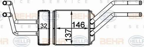 HELLA 8FH 351 331-774 - Lämmityslaitteen kenno inparts.fi