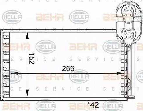 HELLA 8FH 351 333-051 - Lämmityslaitteen kenno inparts.fi