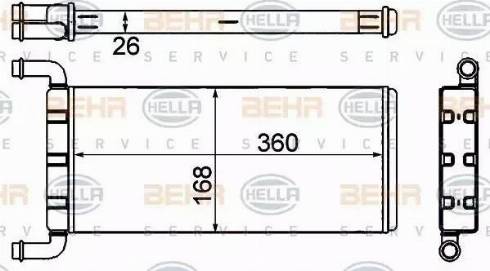 HELLA 8FH 351 333-214 - Lämmityslaitteen kenno inparts.fi