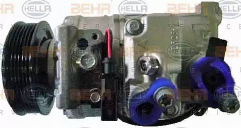 HELLA 8FK 351 110-381 - Kompressori, ilmastointilaite inparts.fi