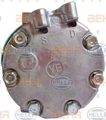 HELLA 8FK 351 135-981 - Kompressori, ilmastointilaite inparts.fi