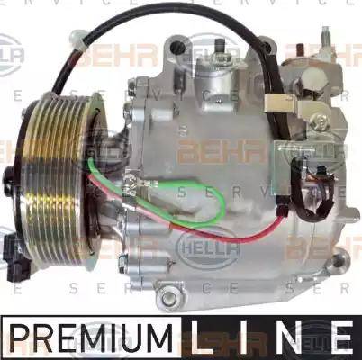 HELLA 8FK 351 121-061 - Kompressori, ilmastointilaite inparts.fi