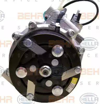 HELLA 8FK 351 340-031 - Kompressori, ilmastointilaite inparts.fi