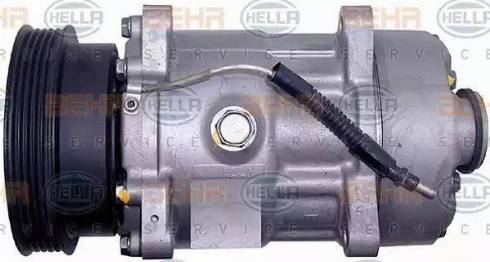 HELLA 8FK 351 316-741 - Kompressori, ilmastointilaite inparts.fi