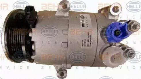 HELLA 8FK 351 334-421 - Kompressori, ilmastointilaite inparts.fi