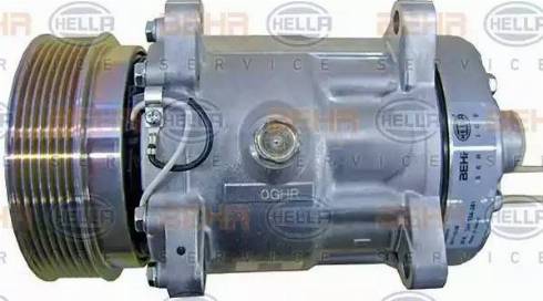 HELLA 8FK 351 334-381 - Kompressori, ilmastointilaite inparts.fi