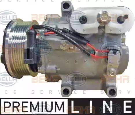 HELLA 8FK 351 334-211 - Kompressori, ilmastointilaite inparts.fi