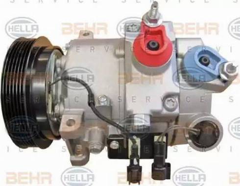 HELLA 8FK 351 322-451 - Kompressori, ilmastointilaite inparts.fi