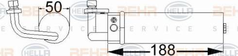 HELLA 8FT 351 192-734 - Kuivain, ilmastointilaite inparts.fi