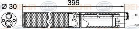 HELLA 8FT 351 200-164 - Kuivain, ilmastointilaite inparts.fi