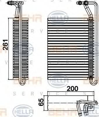 HELLA 8FV 351 330-504 - Höyrystin, ilmastointilaite inparts.fi