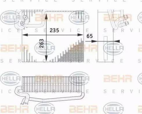 HELLA 8FV 351 330-181 - Höyrystin, ilmastointilaite inparts.fi