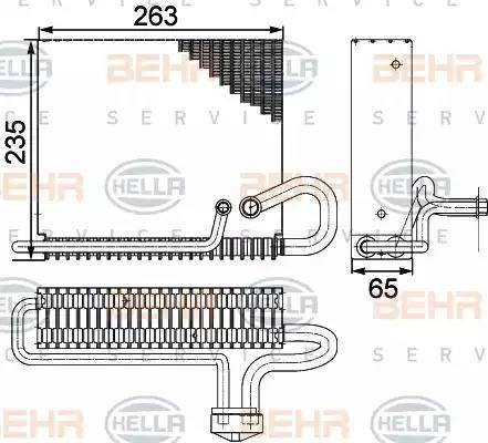 HELLA 8FV 351 330-271 - Höyrystin, ilmastointilaite inparts.fi