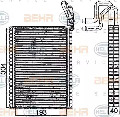 HELLA 8FV 351 331-291 - Höyrystin, ilmastointilaite inparts.fi